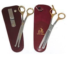 6.5" Curved, Ball Tip Dubl Duck SS Ultra Gold Scissors