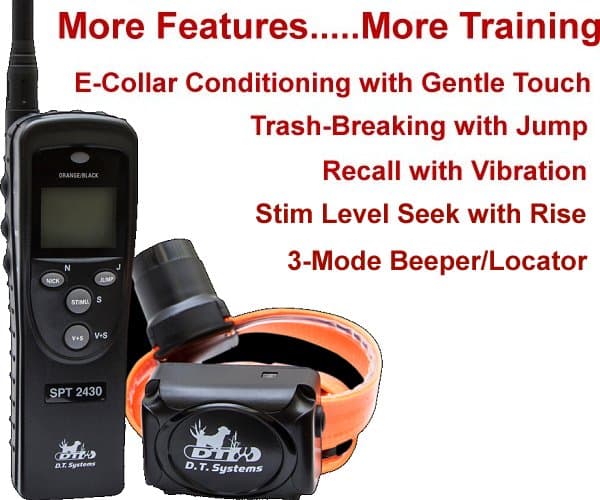 1-Dog Super Pro E-Lite Remote Dog Training Collar w Beeper