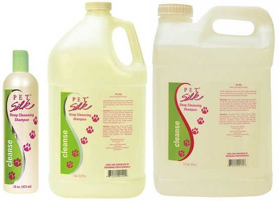 pet silk dog shampoo